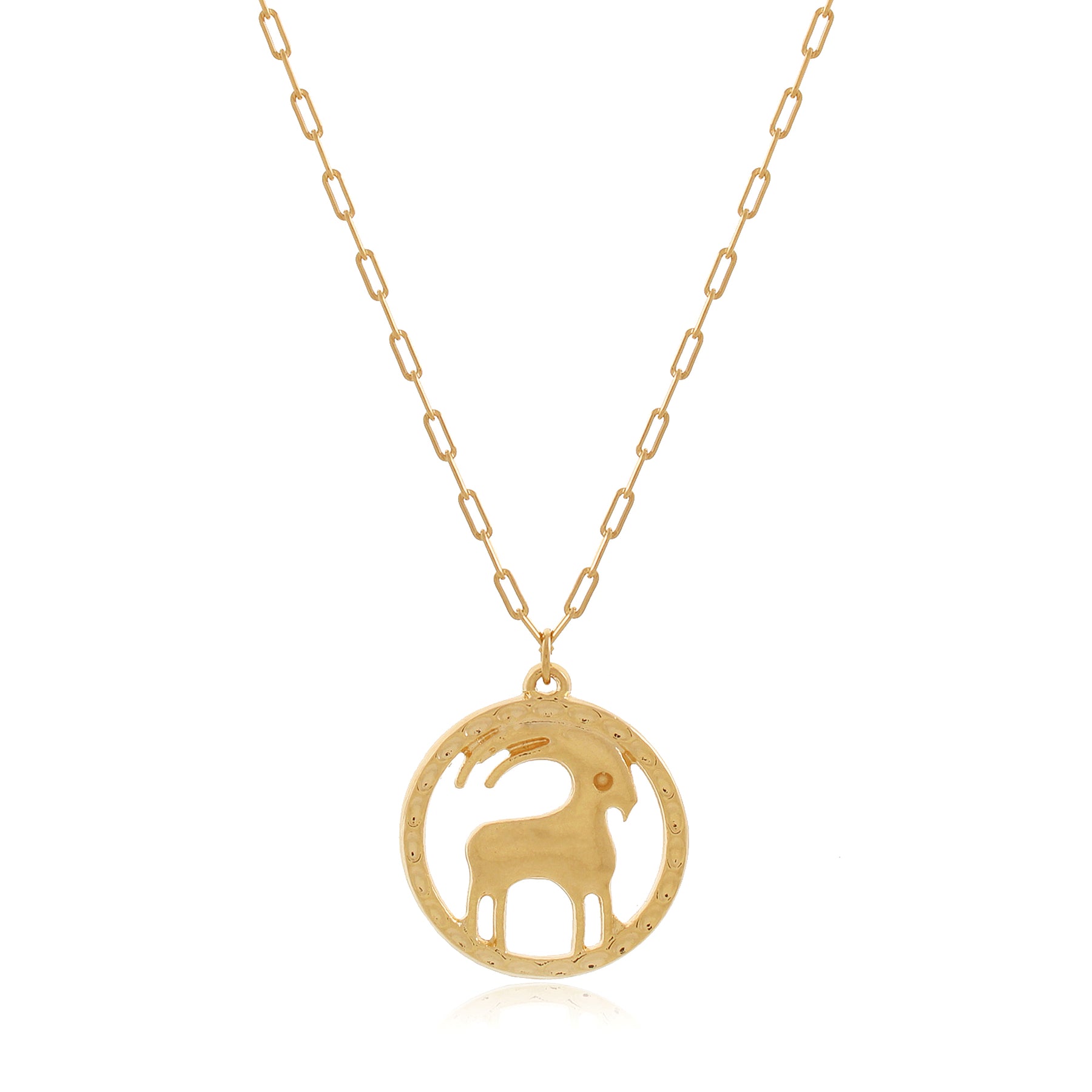 colar signo aries banhado a ouro 18k - SIGNO