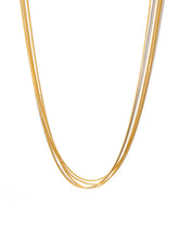 gargantilha banhada  a ouro 18k e ródio - Crow