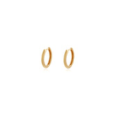 argola banhada a ouro 18k simples PP - Ara