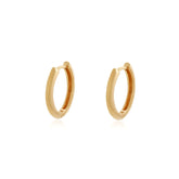 argola banhada a ouro 18k simples M - Ara