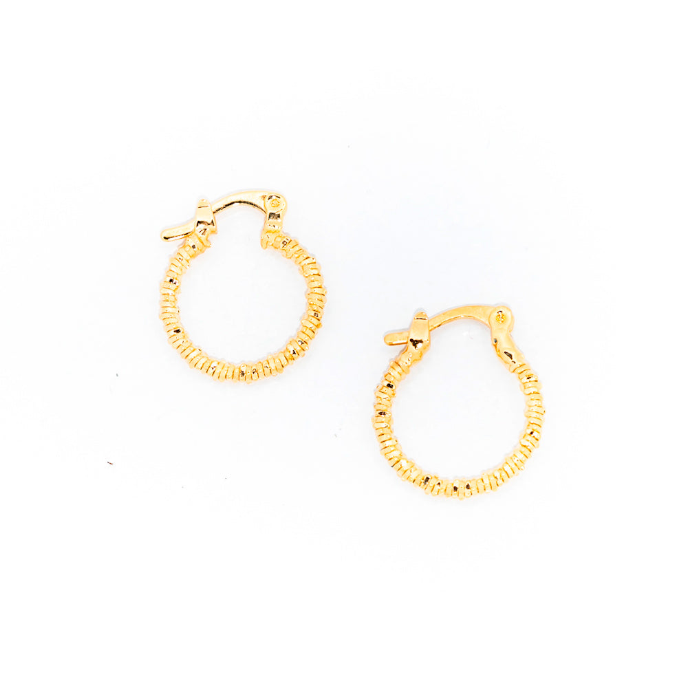 argola banhada a ouro 18K  M - Asterion