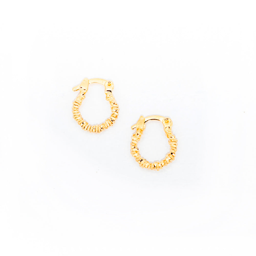 argola banhada a ouro 18K P - Asterion