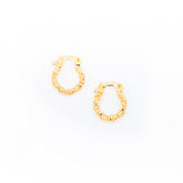 argola banhada a ouro 18K P - Asterion