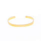 bracelete banhado a ouro 18k com textura - Atlas