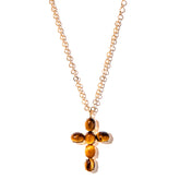 Colar Cruz Celestial Banhado a Ouro 18k – Crux | Fé e Elegância