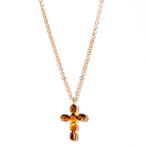 Colar Cruz Celestial Banhado a Ouro 18k – Crux | Fé e Elegância