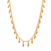 colar banhado a ouro 18k curto bolinhas - Pysis