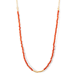 colar banhado a ouro 18k micro pedras jaspe com detalhes em metal - Lira
