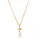 colar curto banhado a ouro 18k estrela - Bellatrix