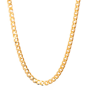 gargantilha corrente banhada a ouro 18k - Net